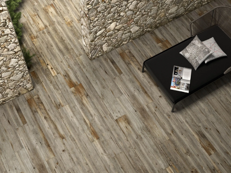 INNOVATIVE SLABS - QUERCIA TROPICALE - Porcelain stoneware flooring with wood effect by ARIOSTEA