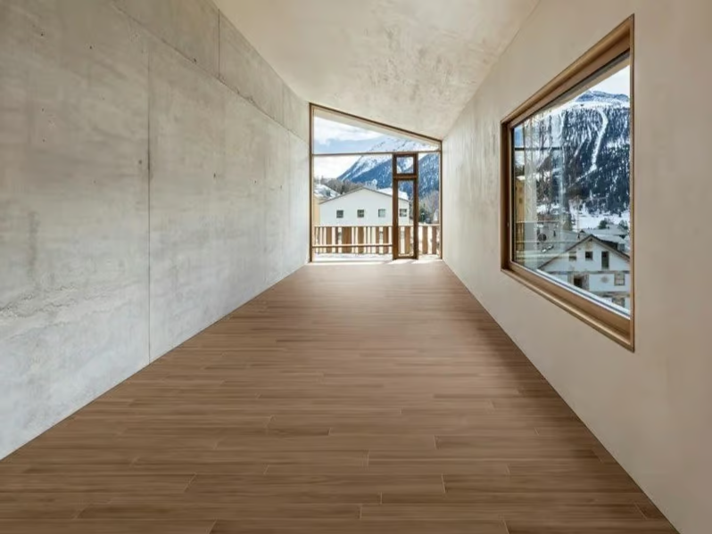 LEGNI HIGH-TECH - ROVERE CORTECCIA - Porcelain stoneware wall/floor slabs with wood effect by ARIOSTEA