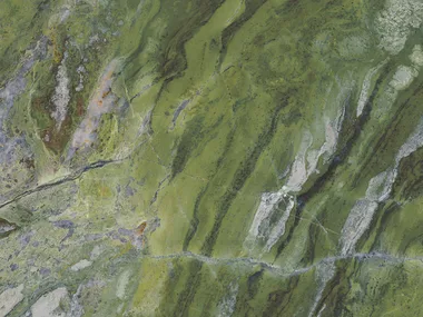 MARMI CLASSICI - BRILLIANT GREEN - Porcelain stoneware wall/floor slabs with marble effect by ARIOSTEA