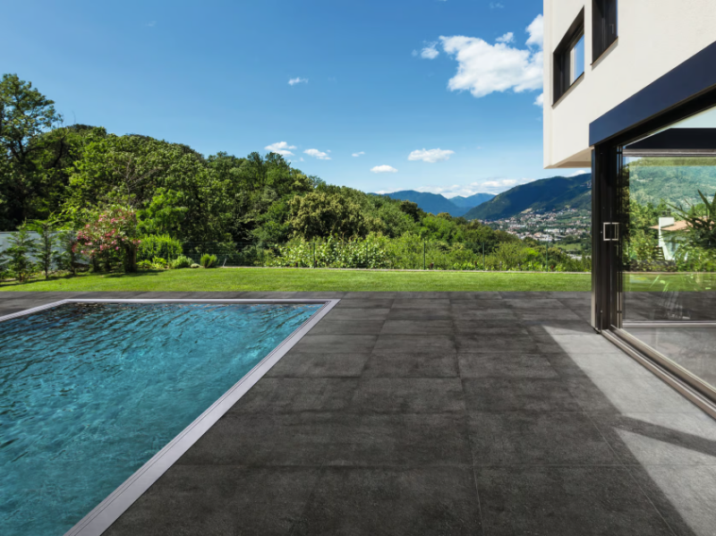 TEKNOSTONE - SOFT BLACK - Porcelain stoneware wall/floor tiles with stone effect by ARIOSTEA