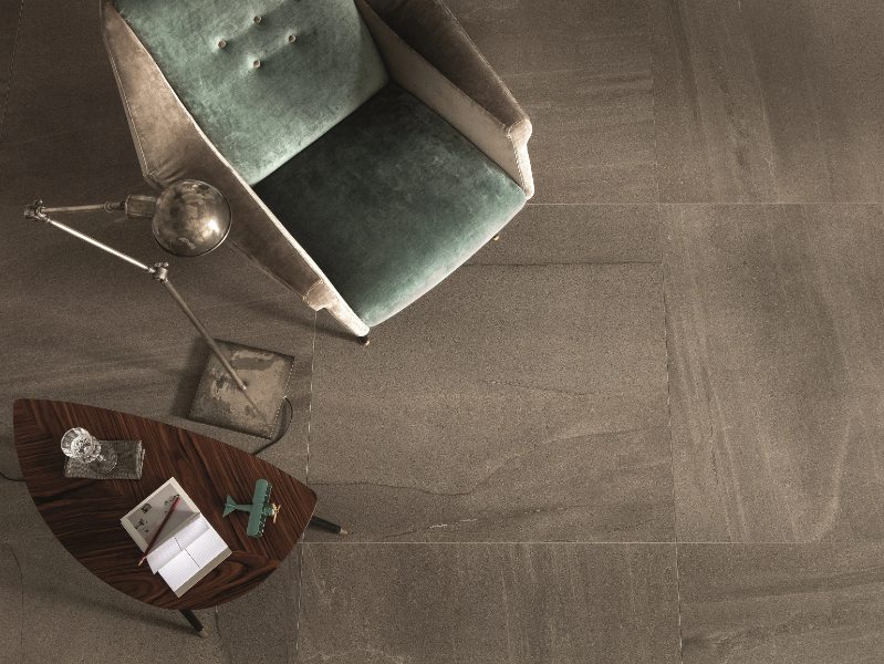 ULTRA PIETRE - BASALTINA MOKA - Flooring with stone effect by ARIOSTEA