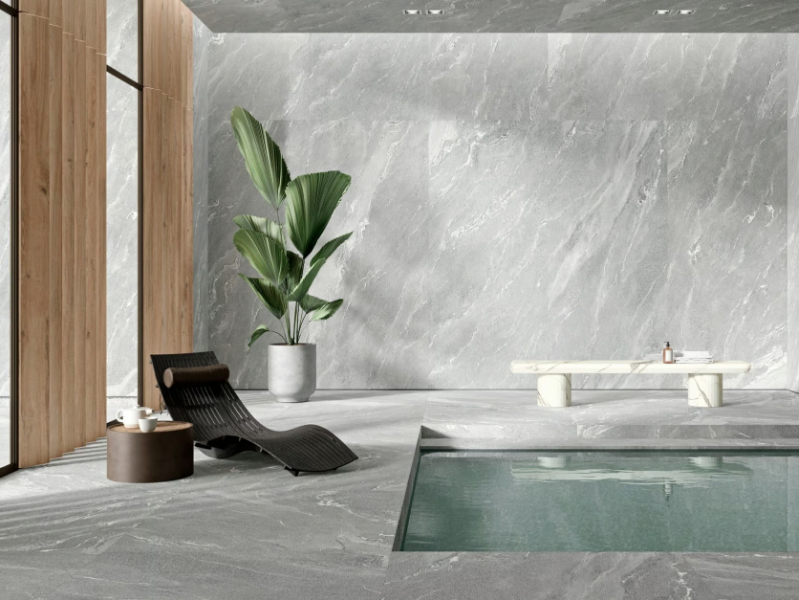ULTRA PIETRE - PIETRA DI VALS - Indoor porcelain stoneware wall tiles with stone effect by ARIOSTEA