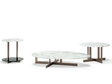 DOUGLAS - Marble coffee table by Arketipo