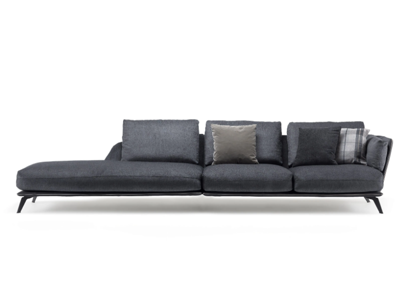 MORRISON - Sectional fabric sofa by Arketipo