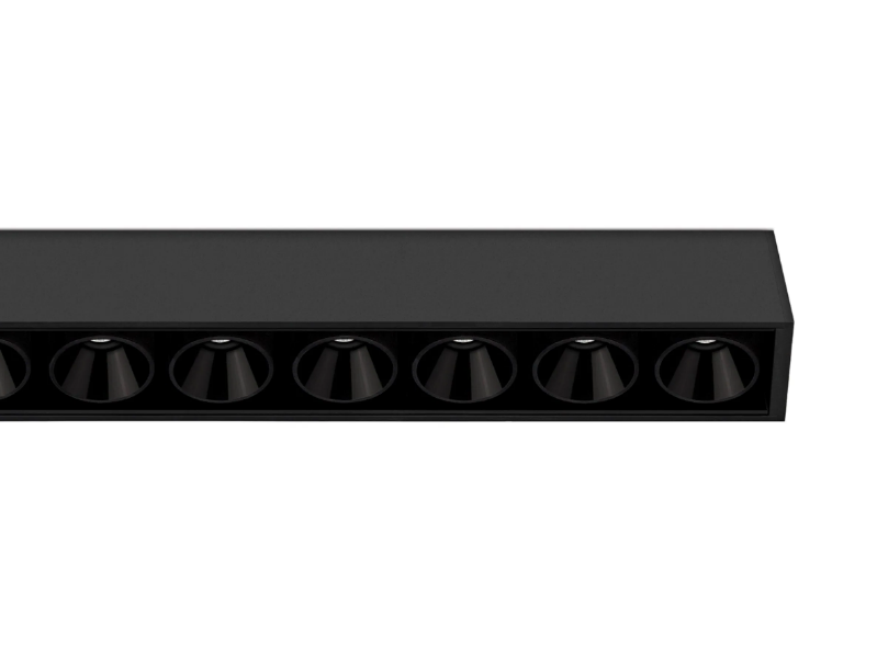 BLACK FOSTER SURFACE 10 - LED multiple aluminium spotlight by Arkoslight