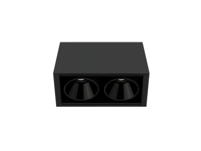 BLACK FOSTER SURFACE 2 - LED multiple aluminium spotlight by Arkoslight