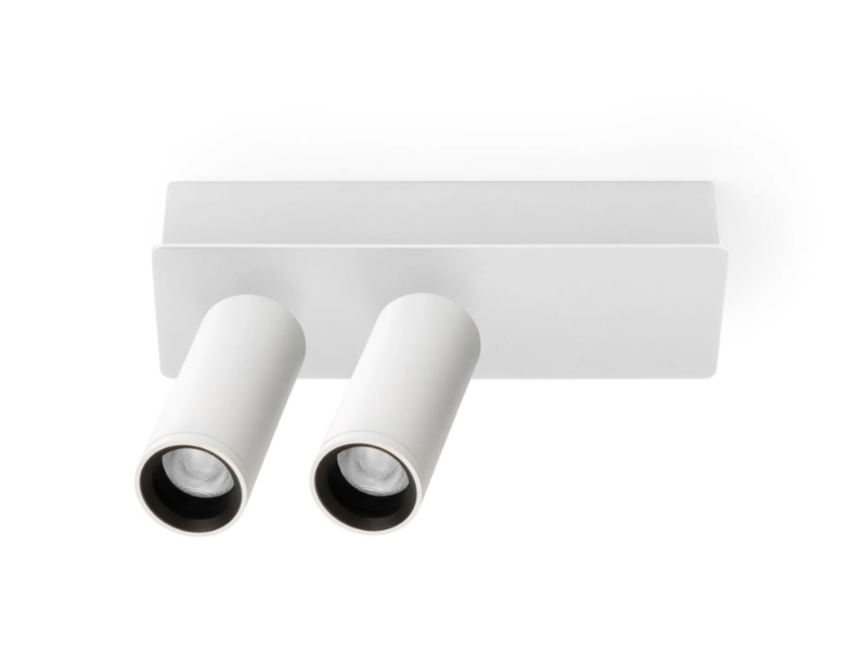 FIT 35 SURFACE DOUBLE - LED multiple adjustable aluminium spotlight by Arkoslight