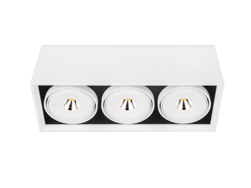 ORBITAL SURFACE 3 LARK-111 - LED ceiling aluminium spotlight by Arkoslight