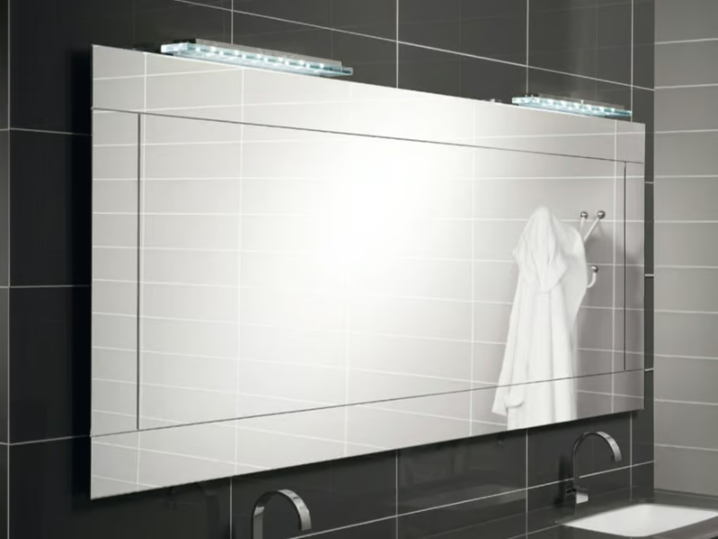 TETRIS - Rectangular wall-mounted mirror with integrated lighting by ARTELINEA