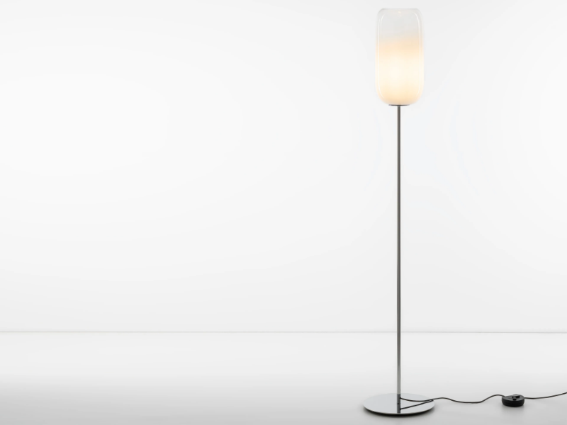 GOPLE - LED blown glass floor lamp by Artemide