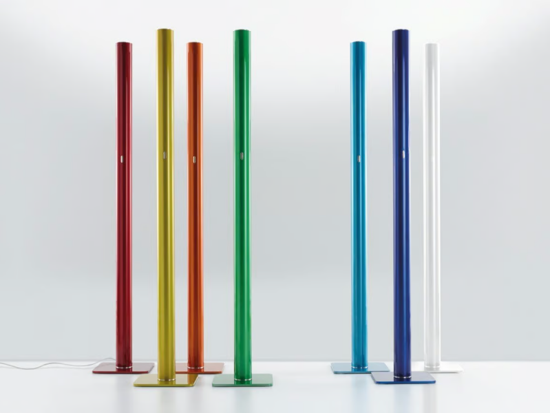 ILIO - LED aluminium floor lamp with dimmer by Artemide