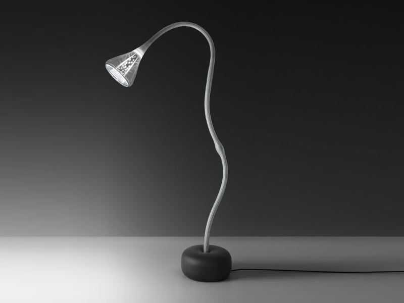 PIPE - Adjustable polycarbonate floor lamp by Artemide
