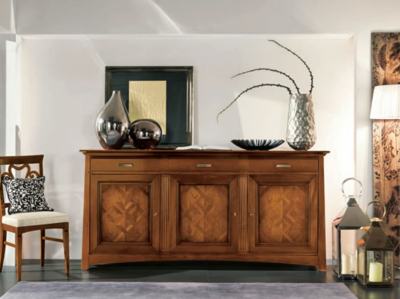NAIMA - Solid wood sideboard with doors by Arvestyle