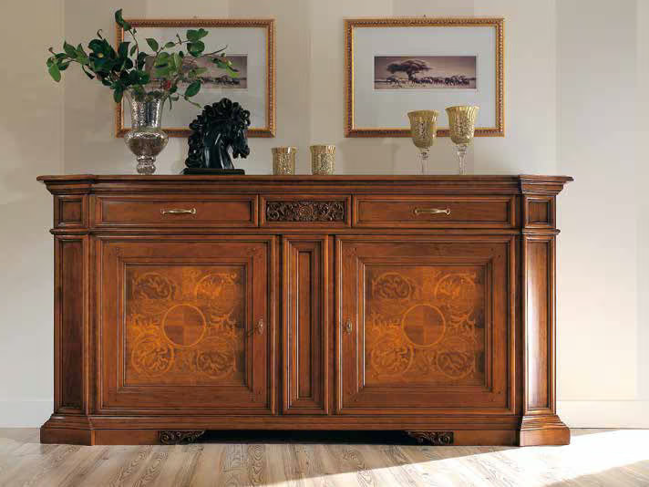 VIVRE LUX - Solid wood sideboard with doors by Arvestyle