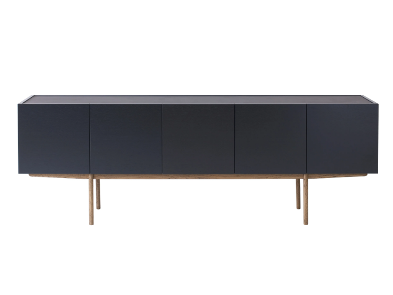 LUC DELUXE 200 - Wooden sideboard with doors by ASPLUND