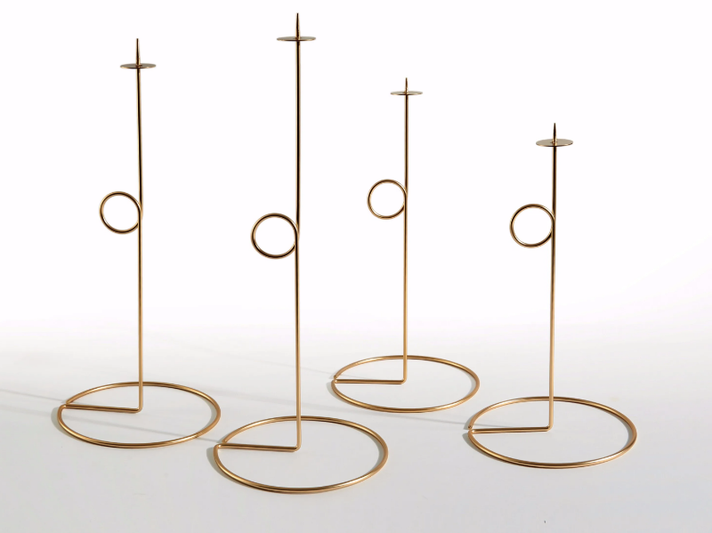 ROMAN - Metal candlestick by Atipico