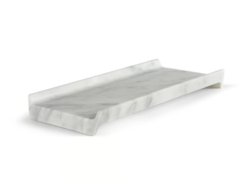 SLITTA - Carrara marble centerpiece by Atipico