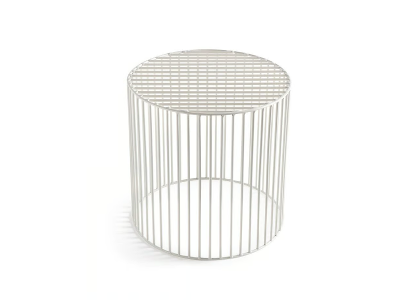 TAMBURO - Low round iron coffee table by Atipico