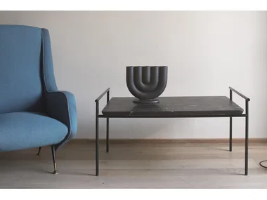 TAO - Rectangular marble coffee table by Atipico
