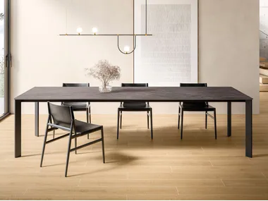 INCONTRO 75 - Rectangular porcelain stoneware table by Atlas Concorde