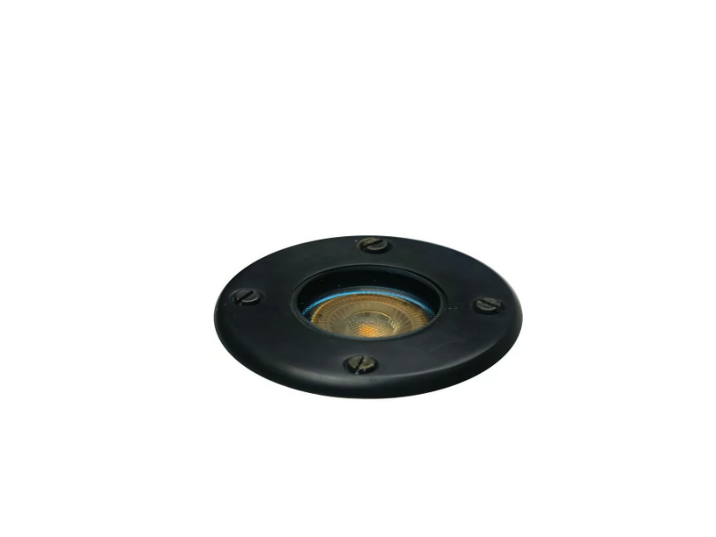 SUBTILE PETITE - Outdoor LED walkover light brass steplight by Authentage Lighting