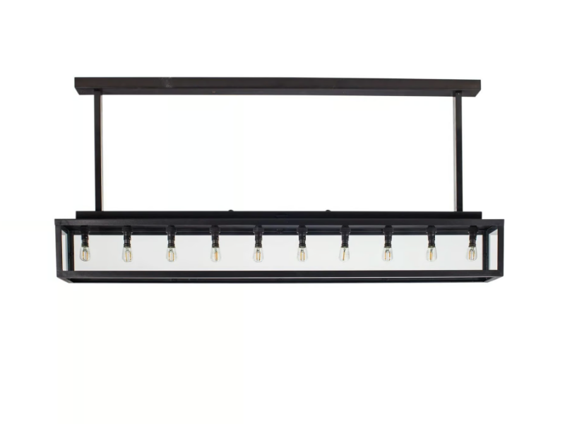 VITRINE PETITE LONG TUBE - Brass ceiling lamp by Authentage Lighting