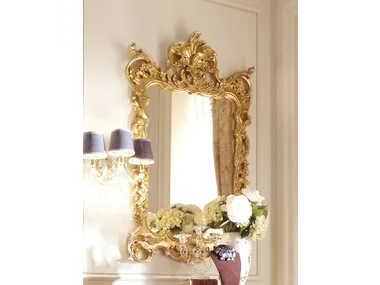 DAVID - Rectangular framed wall-mounted mirror by Barnini Oseo