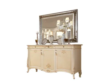 PRESTIGE - Wooden sideboard with doors with drawers by Barnini Oseo
