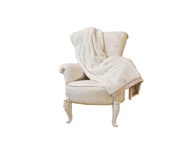 SOGNI D'AMORE - Upholstered fabric armchair with armrests by Barnini Oseo