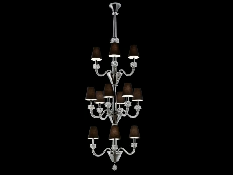 TORPEDO AMSTERDAM - Contemporary style crystal chandelier by Barovier&Toso