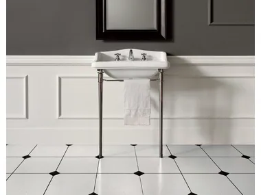 DOROTHY - Console washbasin with towel rail by BATH&BATH