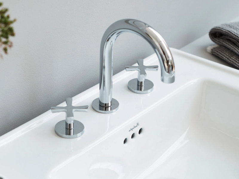RIVIERA - 3 Hole Deck Basin Mixer by bathroom brands