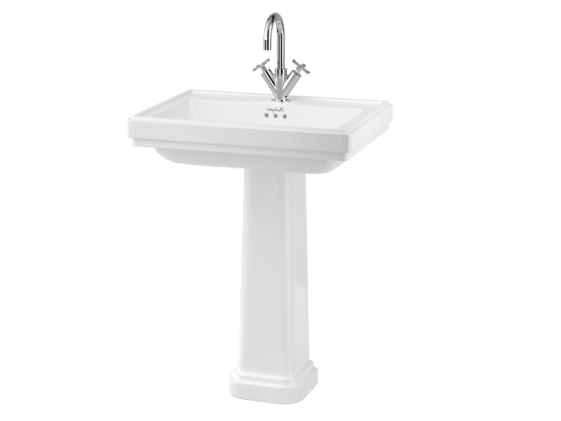 RIVIERA - 650mm Pedestal Basin by bathroom brands