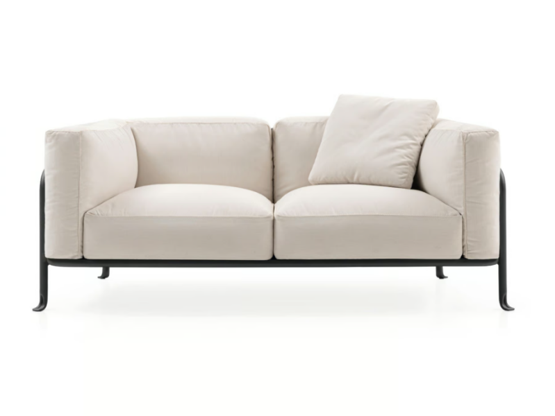 BOREA - 2 seater fabric garden sofa by B&B Italia Outdoor