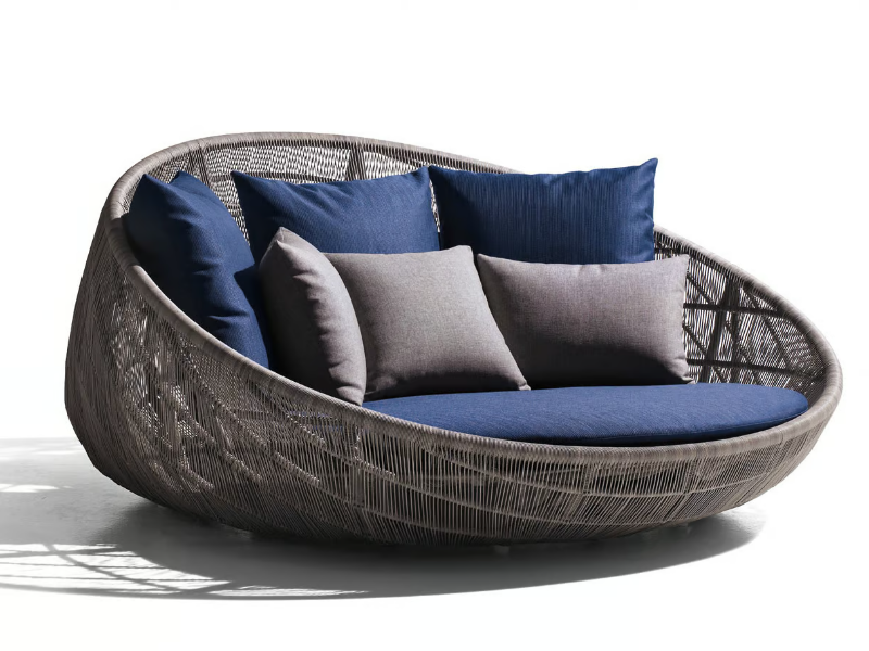 CANASTA '13 - 2 seater polyethylene garden sofa by B&B Italia Outdoor
