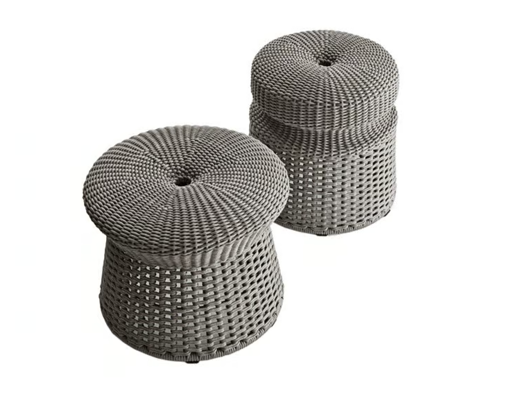 HOSPES - Polypropylene garden stool by B&B Italia Outdoor