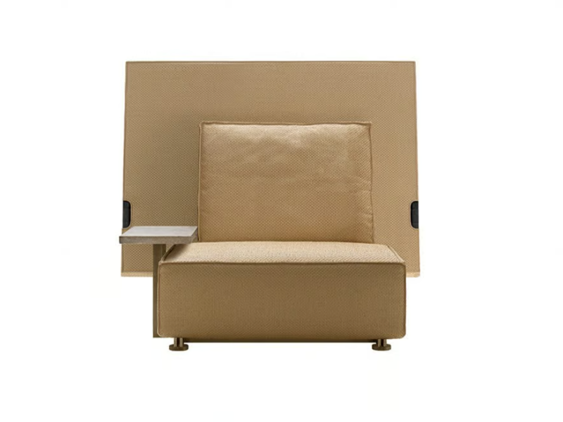 OH, IT RAINS! - High-back fabric garden armchair by B&B Italia Outdoor