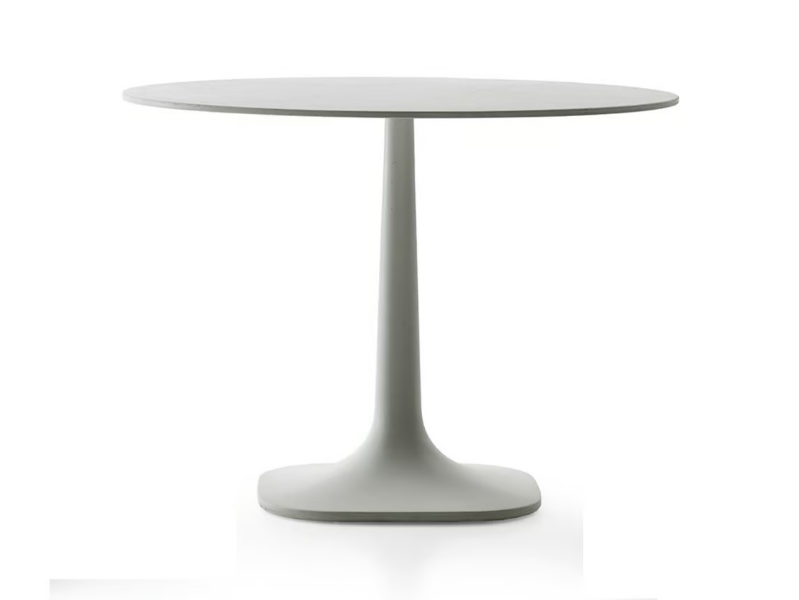 PUSHPAM - Round cement garden table by B&B Italia Outdoor