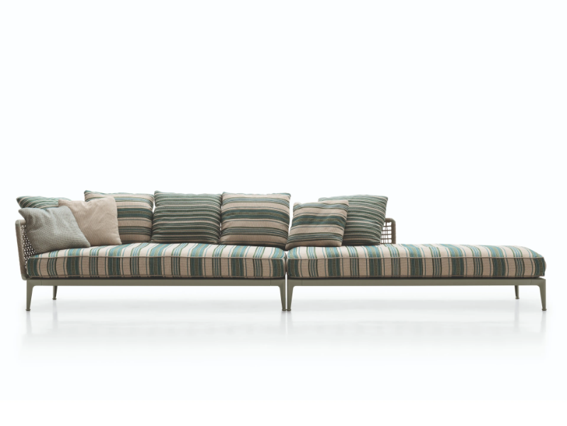 RIBES - Fabric garden sofa by B&B Italia Outdoor