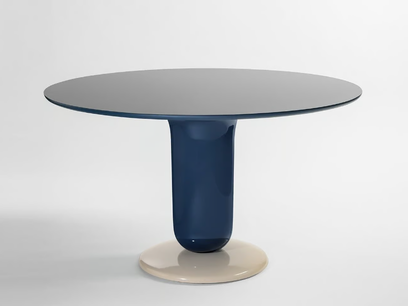 EXPLORER Nº4 - Round glass-fibre table by BD Barcelona Design