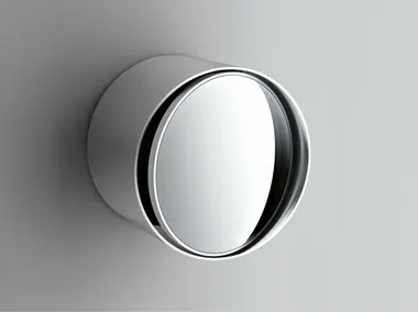 INDEX - Round wall-mounted shaving mirror by Boffi