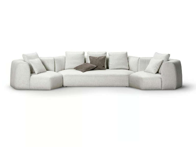 PANORAMA NEW - Sectional fabric sofa by Bonaldo