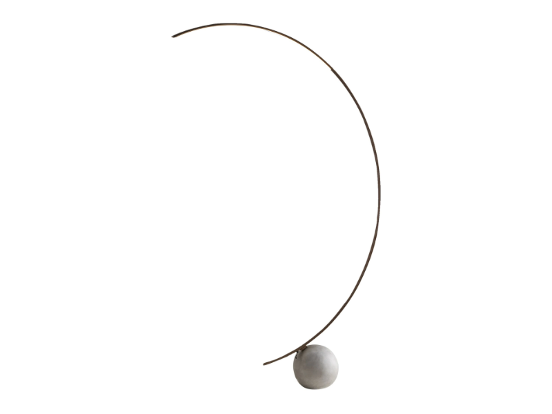 CIRCLE - LED steel floor lamp with dimmer by Bontempi Casa