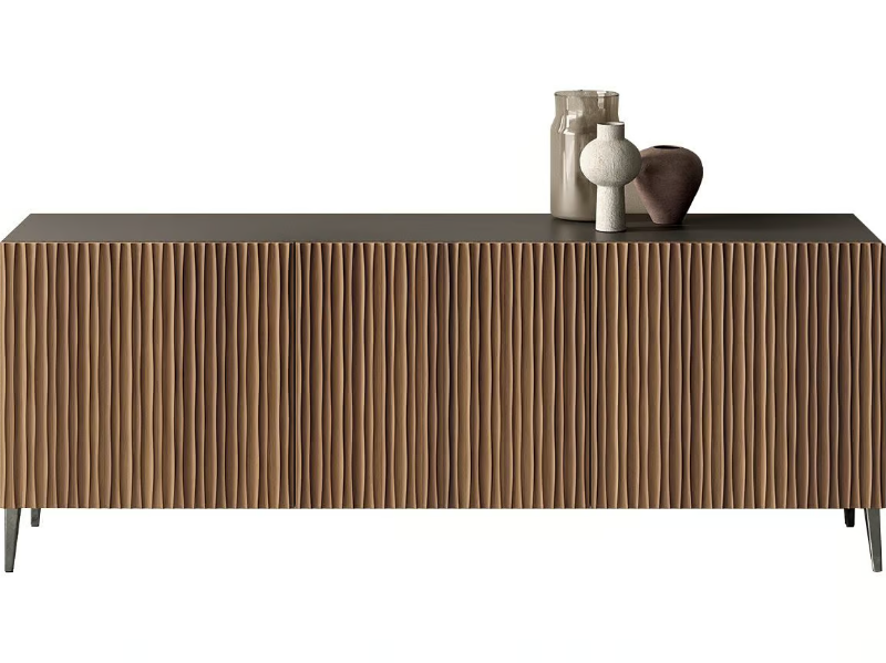 MUSA - Wooden sideboard with doors by Bontempi Casa