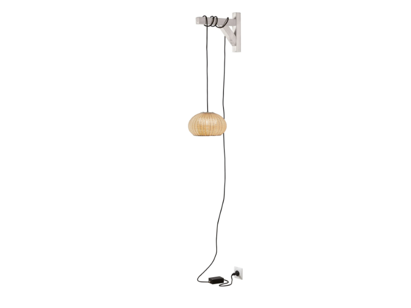 GAROTA HANG - LED synthetic fibre outdoor pendant lamp by BOVER