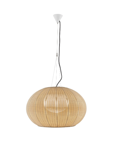 GAROTA S/02 OUTDOOR - Synthetic fibre outdoor pendant lamp by BOVER