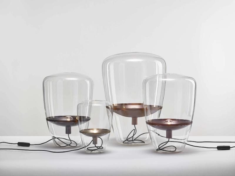 BALLOONS - LED blown glass floor lamp by BROKIS