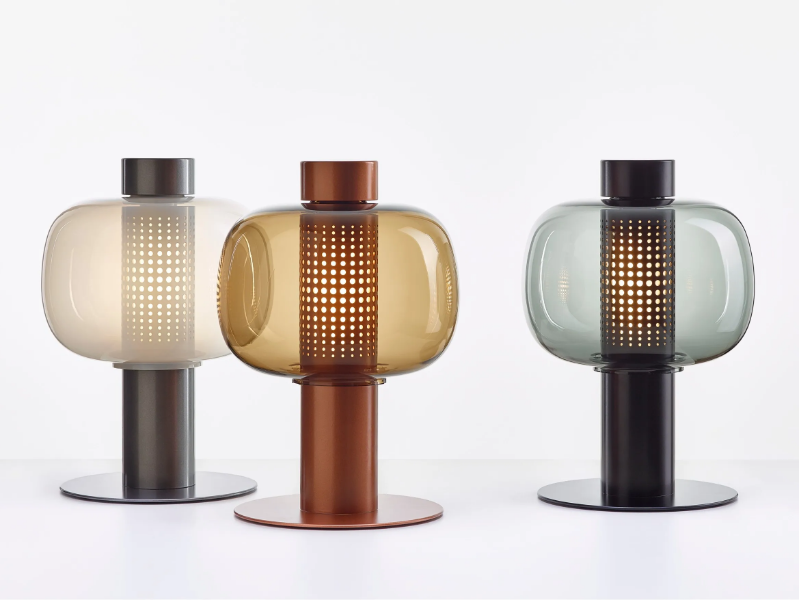 BONBORI OUTDOOR - LED Glass and Stainless Steel Outdoor table lamp by BROKIS
