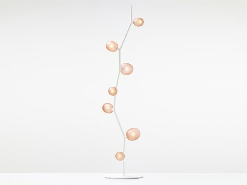 IVY - Blown glass and metal floor lamp by BROKIS