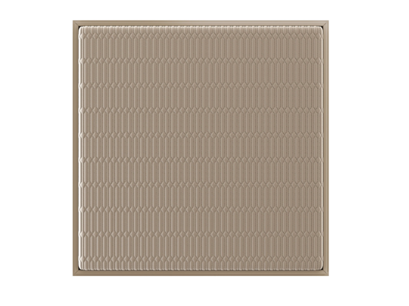 ARES - Decorative panel covered in leather by BRUNO ZAMPA